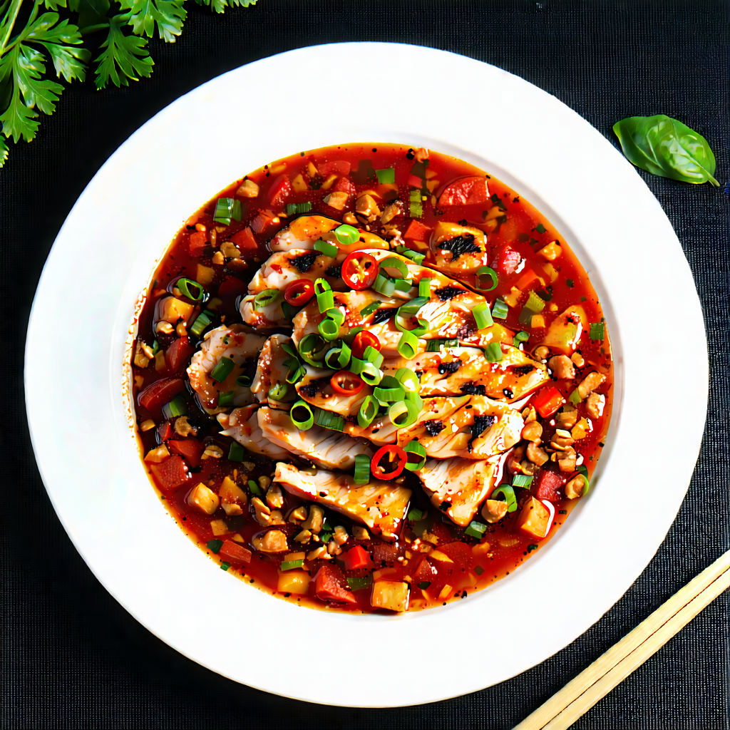 Lifestyle Aerial Photography: Healthy Meal Prepared With Vibrant Colors With Plate Food