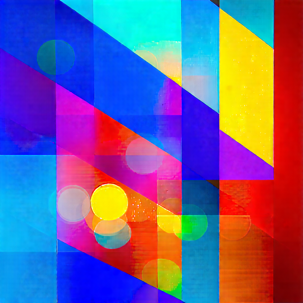 Abstract Macro Photography: Geometric abstract with analogous color palette