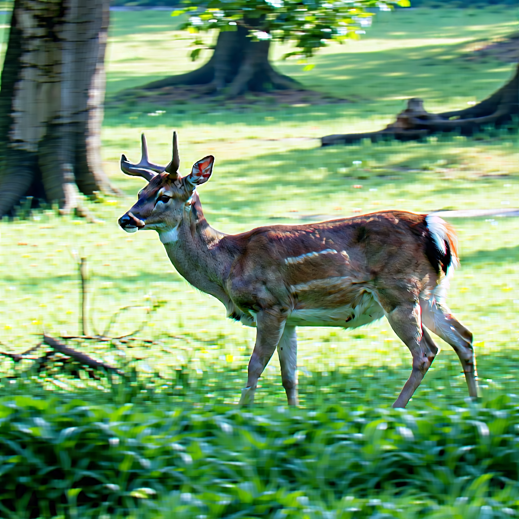 Nature Product Photography: Deer in natural habitat