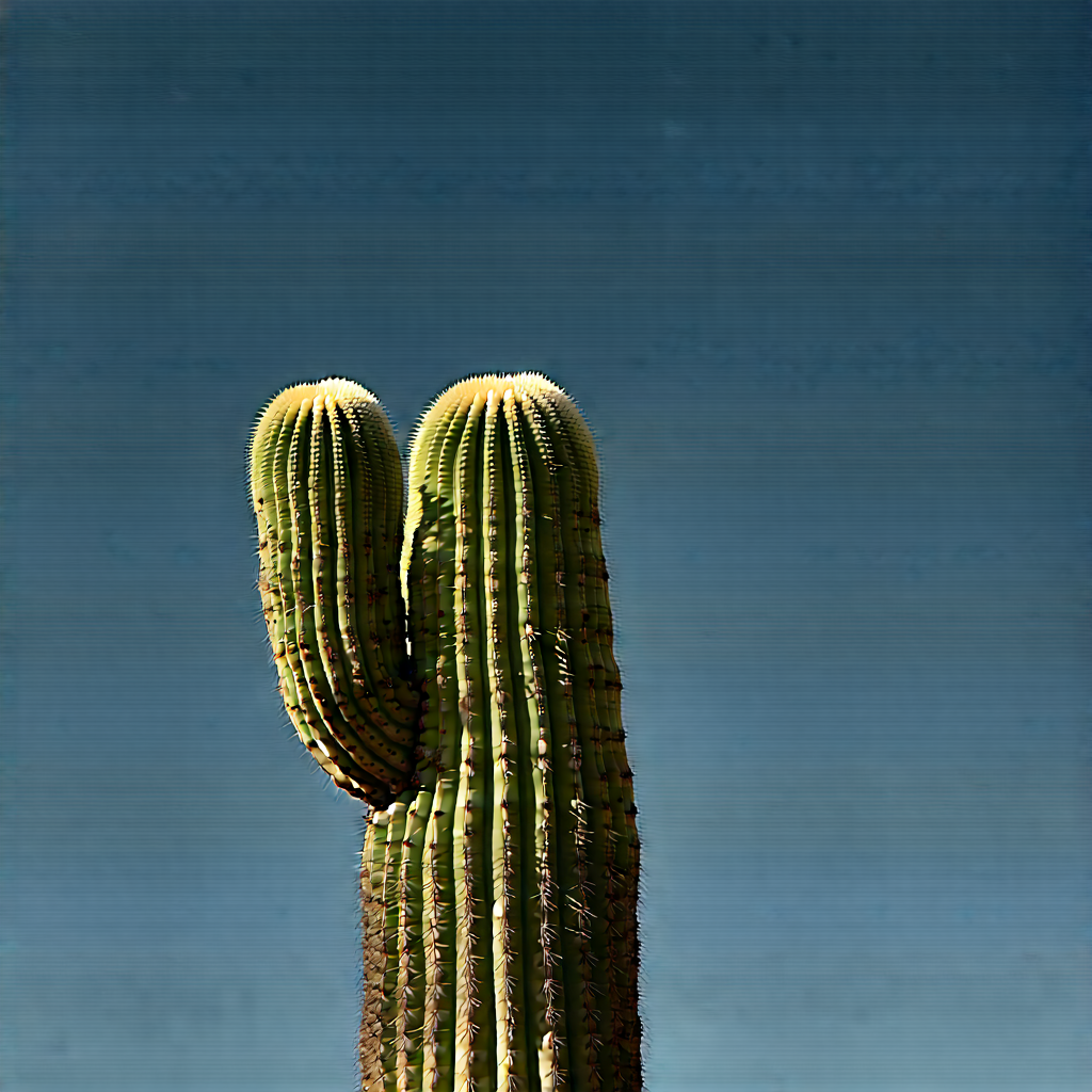 Nature Professional Photography: Cactus In Rocky Terrain With Cactus Plant