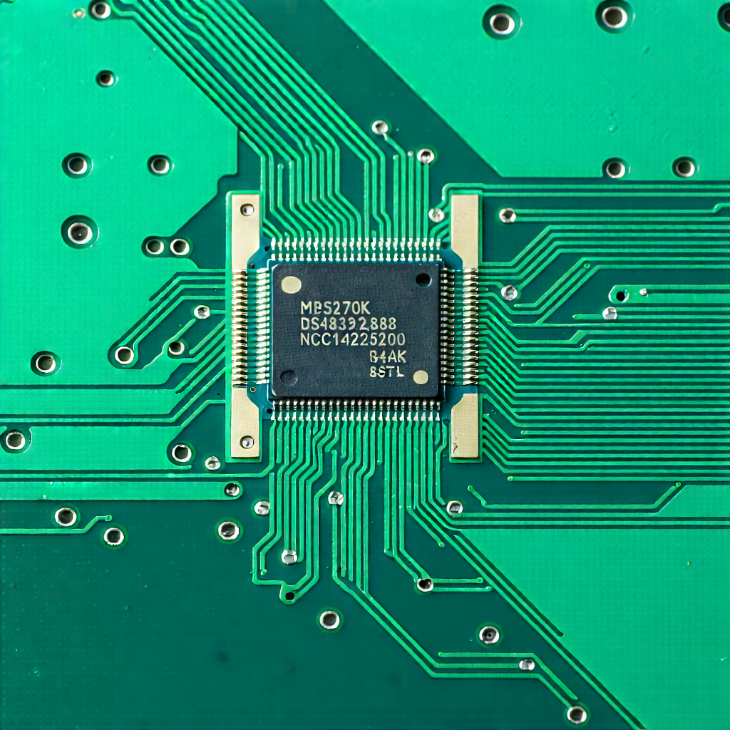 Tech Drone Photography: Close-up of memory module