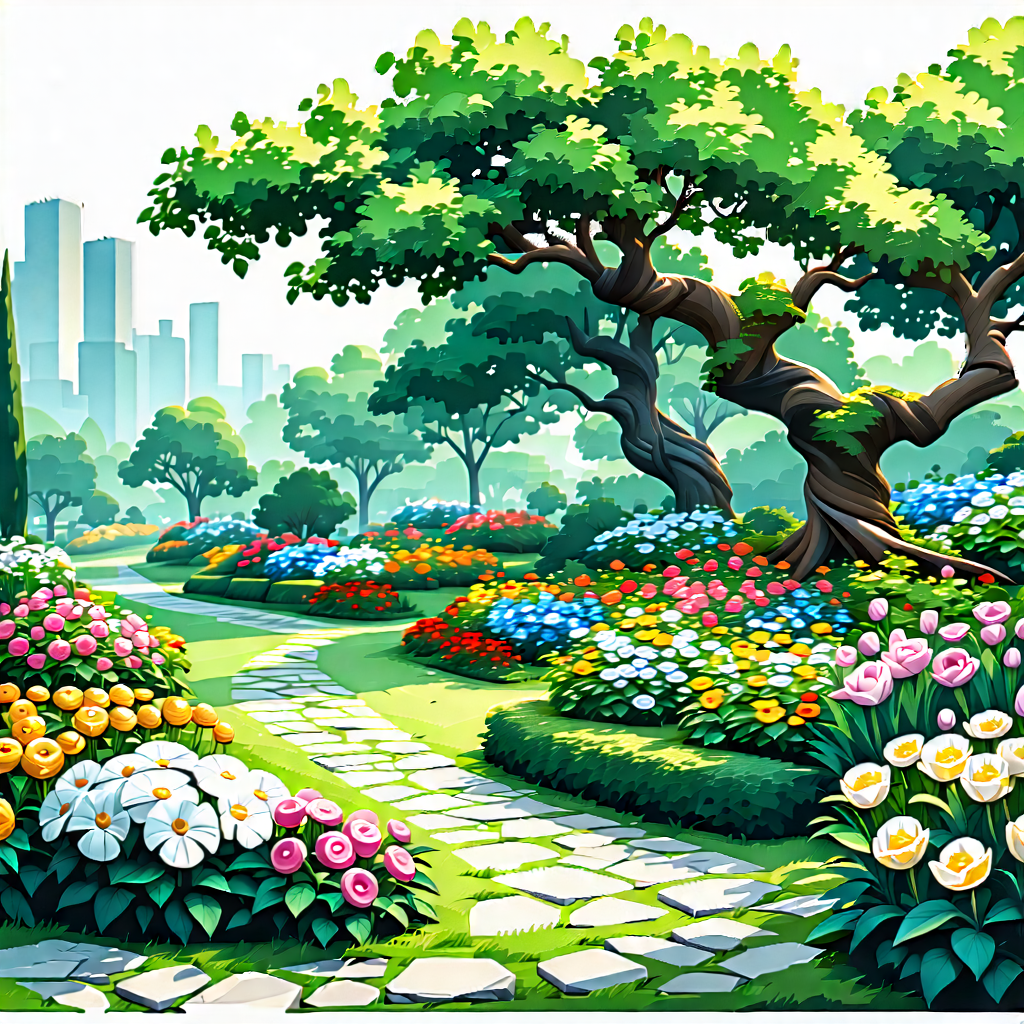 Lifestyle Vector Art: Spring Gardening During Festival Time With Colorful Cartoon