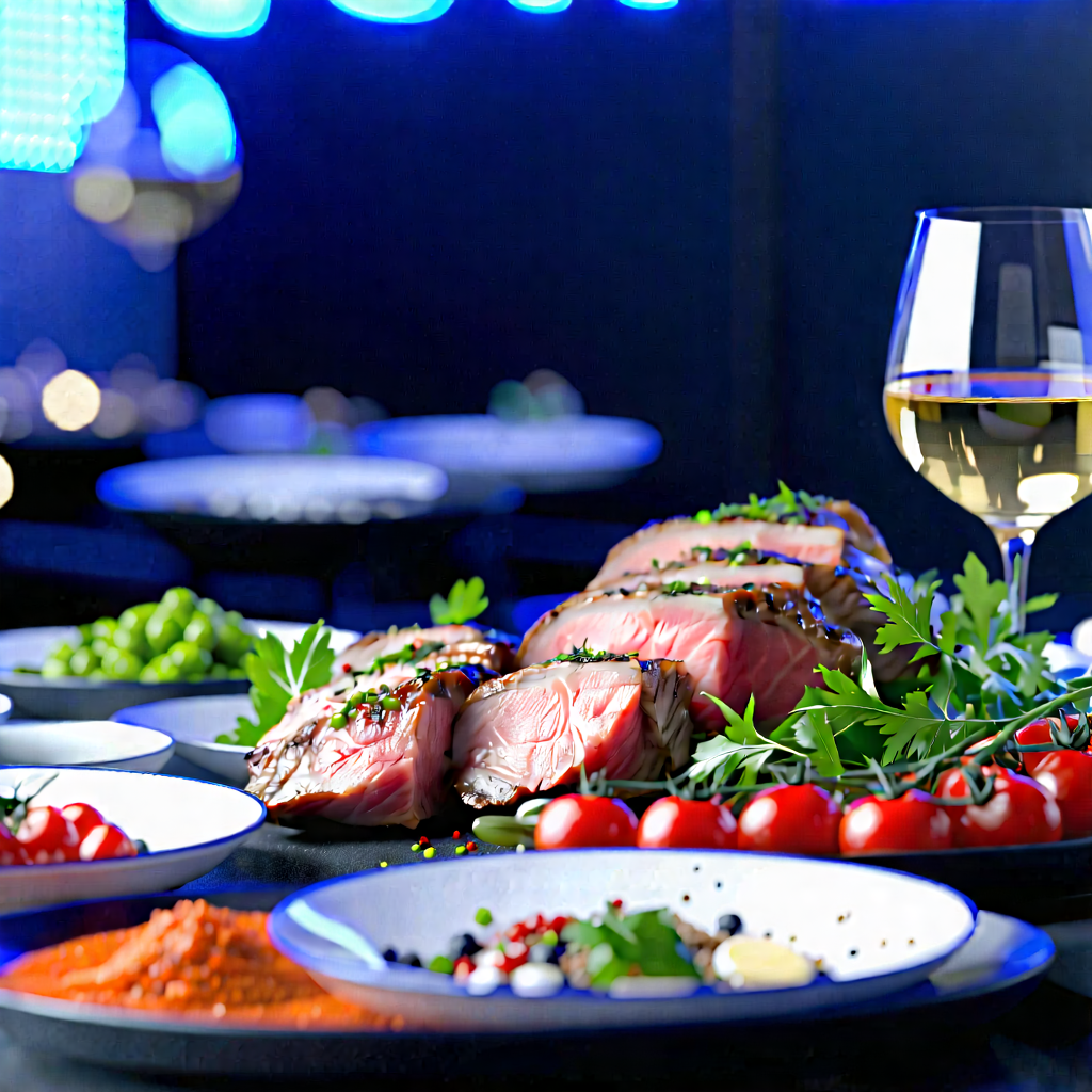Lifestyle Cinema 4D: Farm-to-table meal prepared with artistic presentation