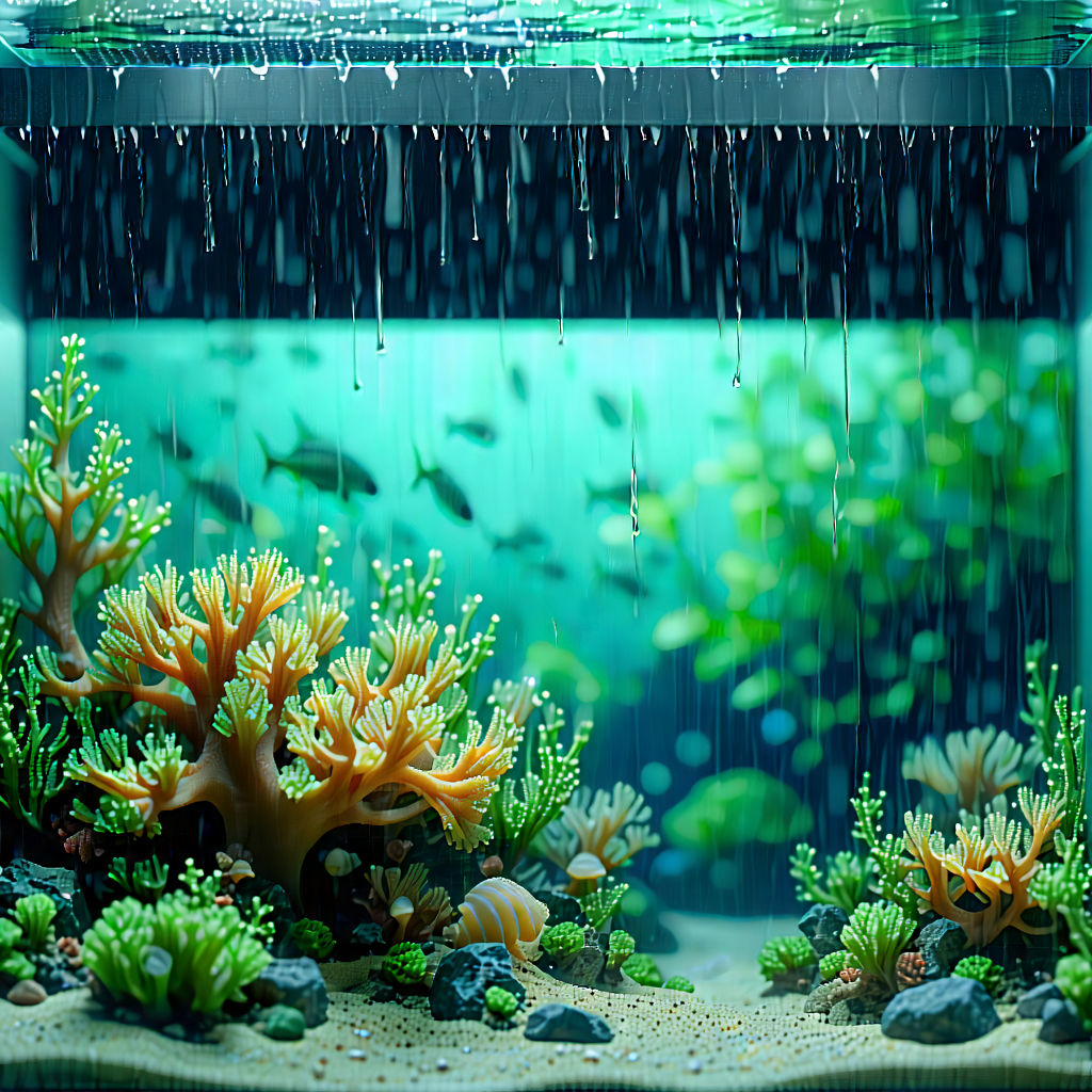 Nature Advertising Photography: Coral reef in rainy season