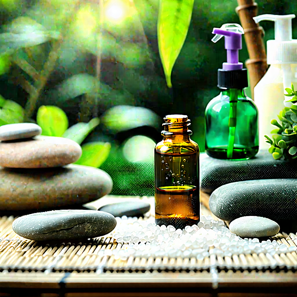 Lifestyle Tilt-shift Photography: Wellness Scene With Aromatherapy With Image, There