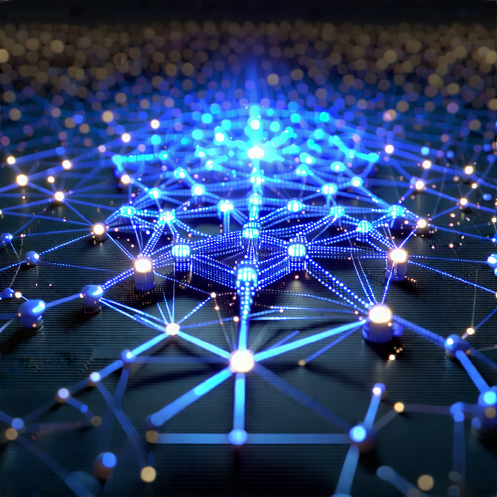Tech Cinema 4d: Blockchain Network Visualization With Image, There
