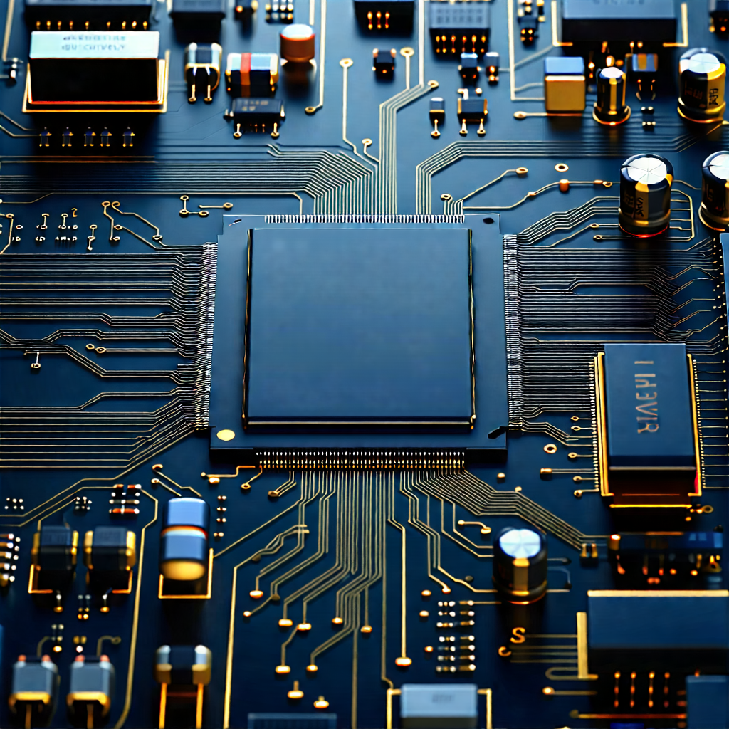 Tech Octane Render: Close-up of electronic circuit