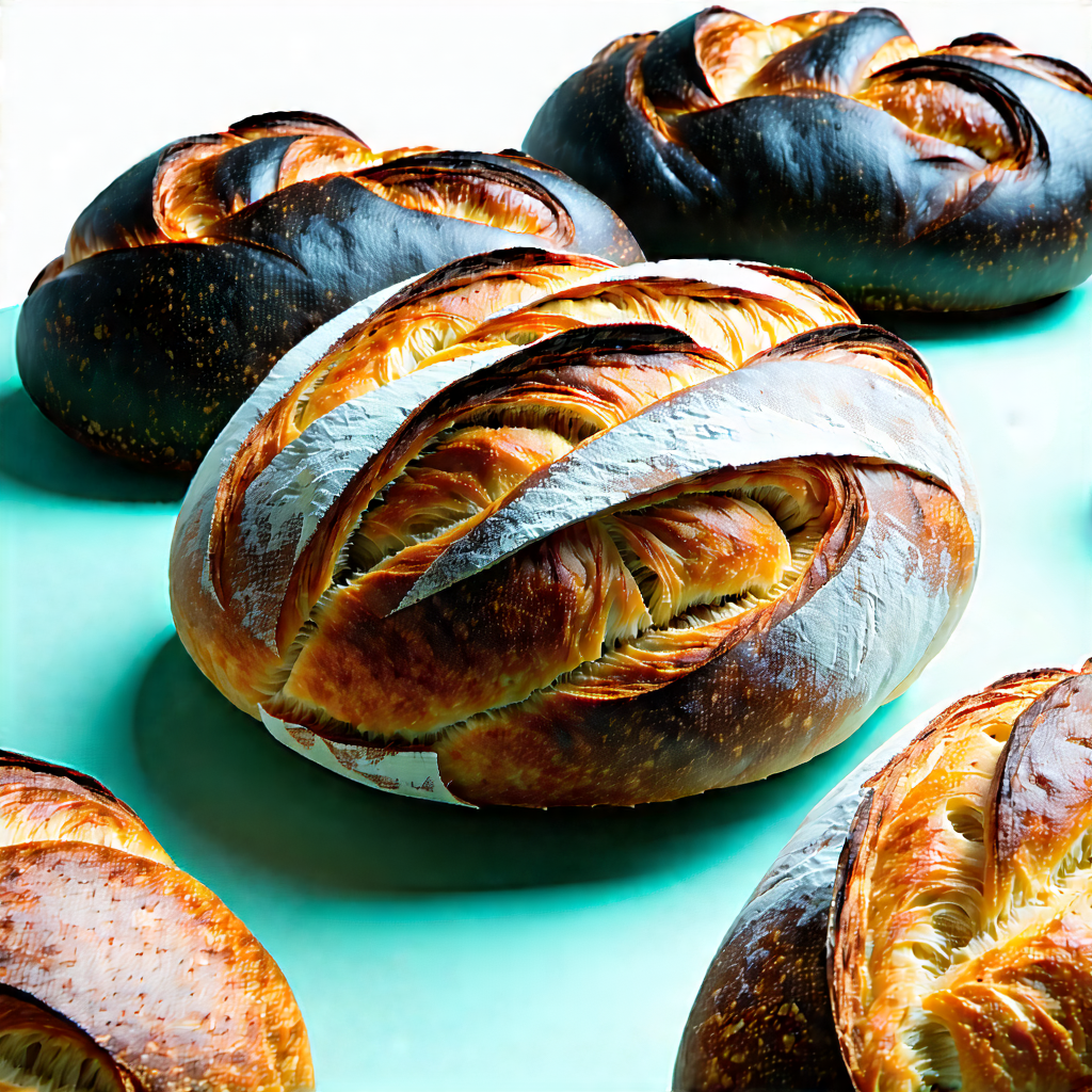 Lifestyle Drone Photography: Artisanal Bread Prepared With Organic Components With There Several