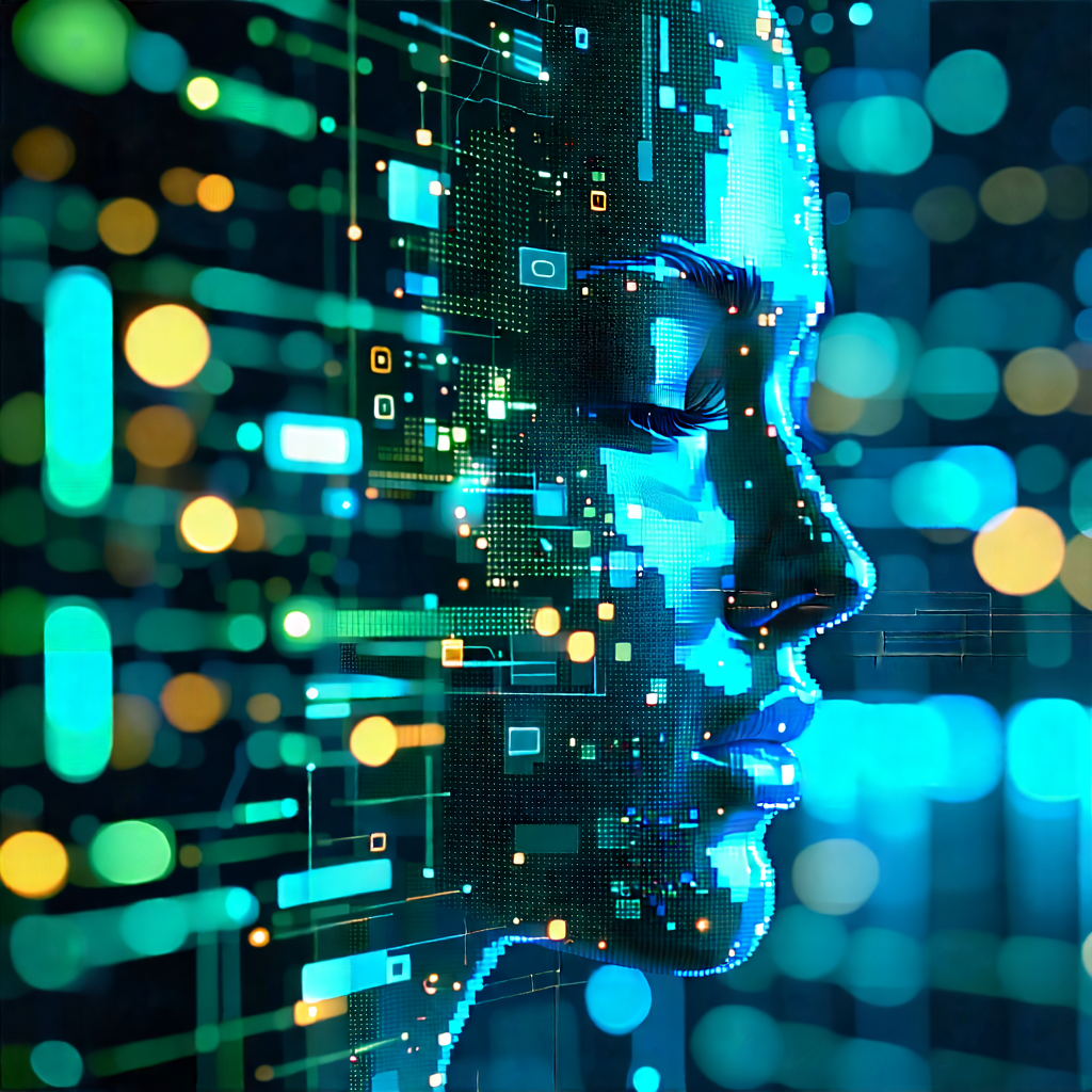 Tech Editorial Photography: Big data visualization