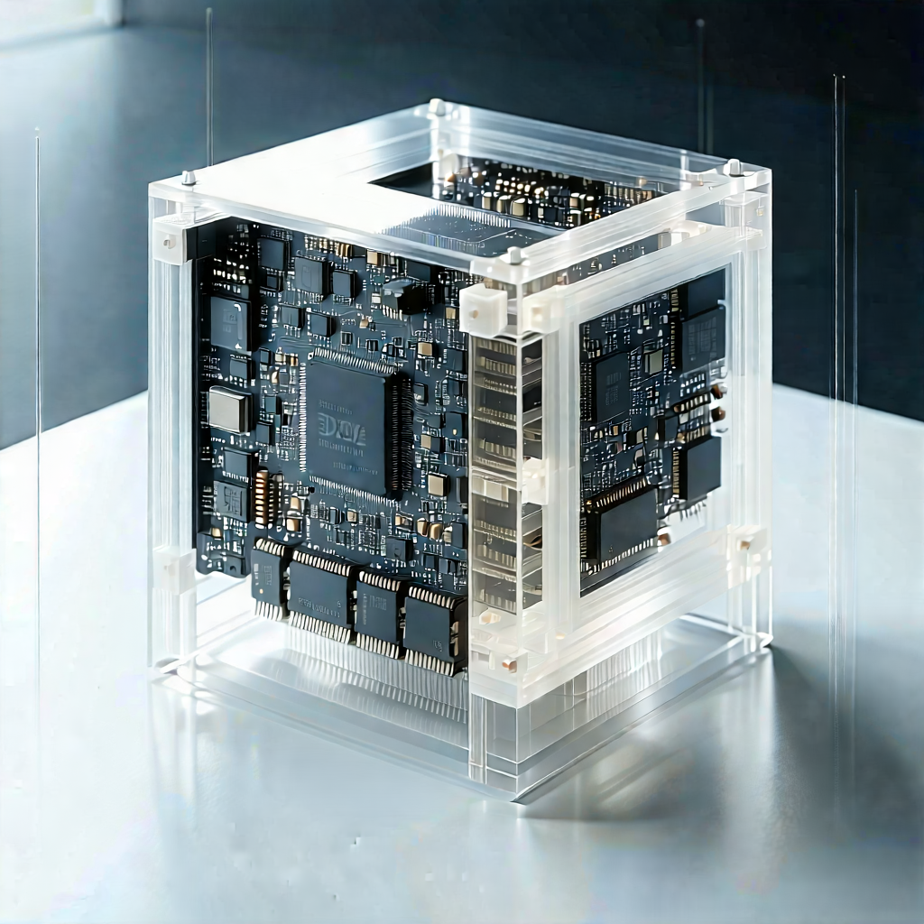Tech Professional Photography: Quantum computer with laser scanning