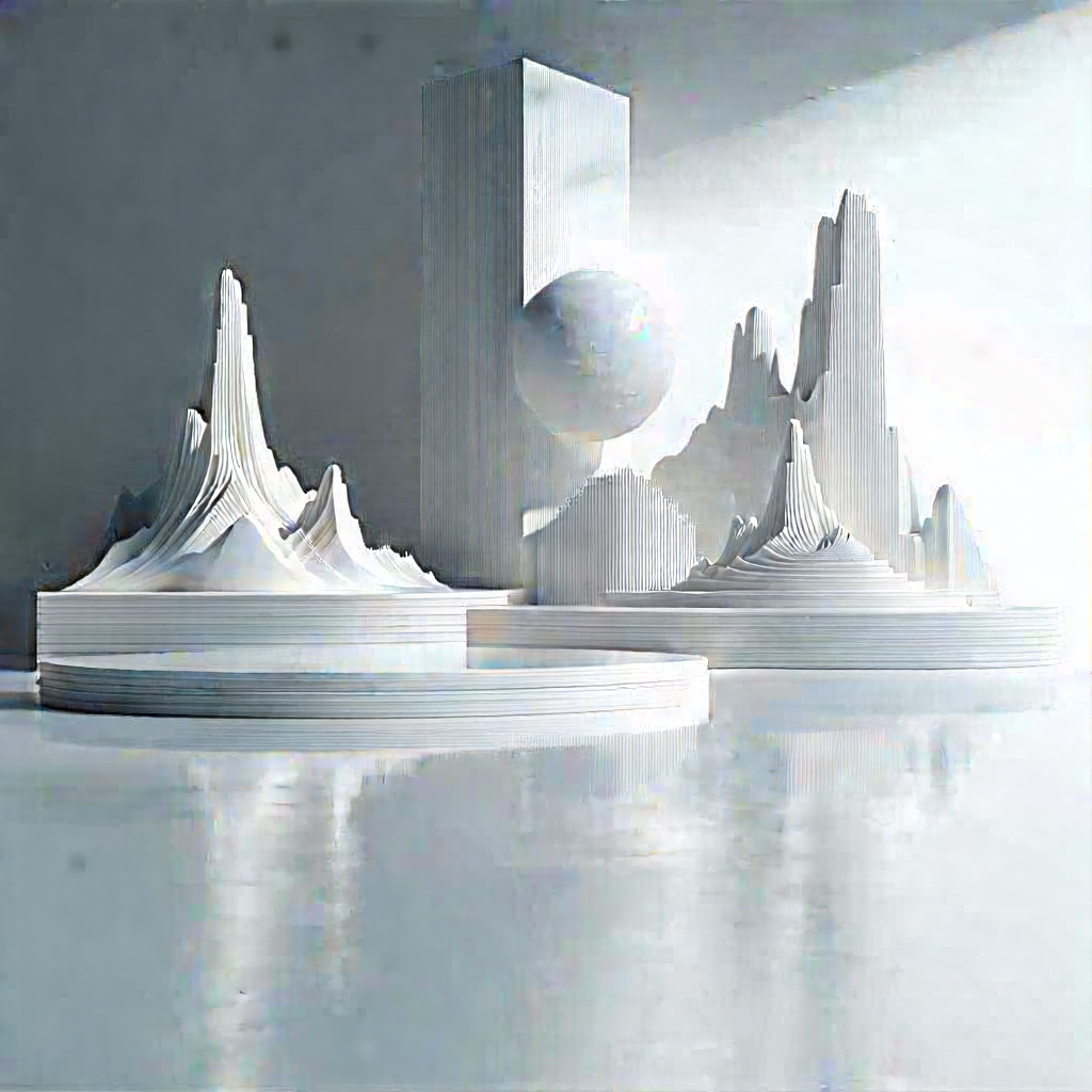 Tech Long Exposure Photography: Educational Technology In (design:1.3) Studio With Image, There