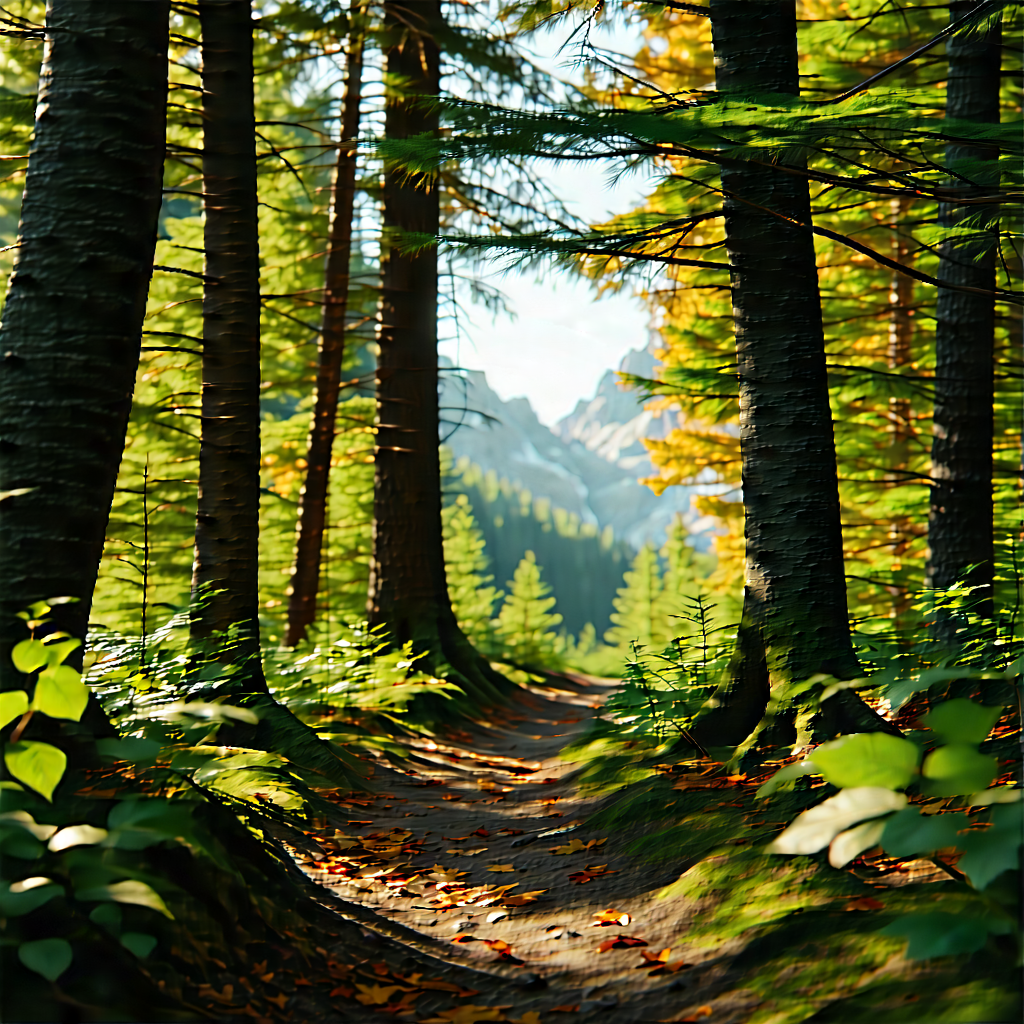Lifestyle Professional Photography: Autumn Hike During Summer With Serene Forest