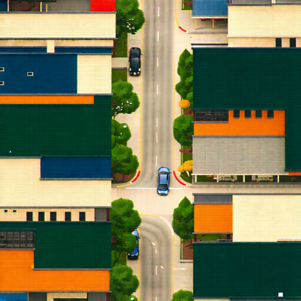 Urban Drone Photography: Aerial View Of Cultural District With Image, There