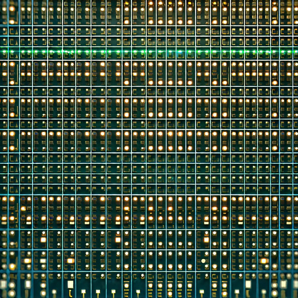 Tech Advertising Photography: Close-up of sensor array