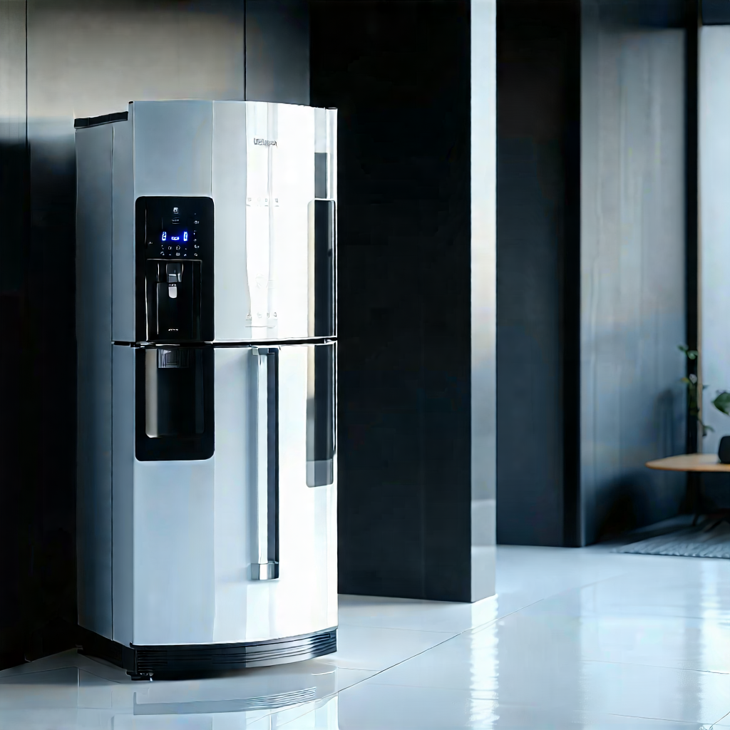 Tech Matte Painting: Innovative smart appliance (design:1.23)