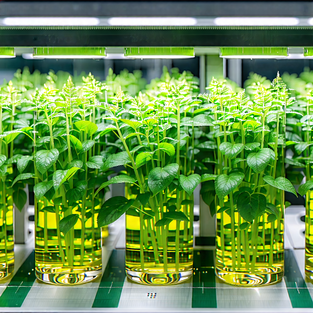 Tech Hdr Photography: Agricultural Technology In Modern Laboratory With Image, There