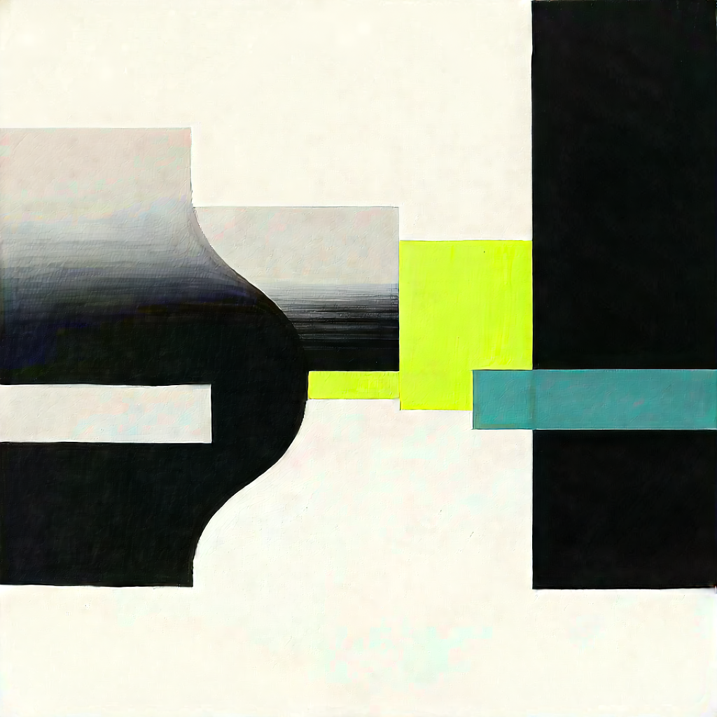 Abstract Charcoal Drawing: (minimalist:1.14) composition with analogous color palette