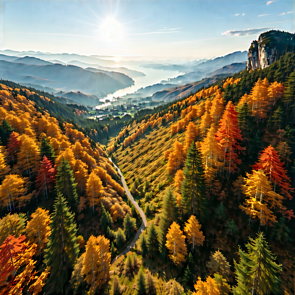 Lifestyle Drone Photography: Autumn Hike During Autumn With Image, There