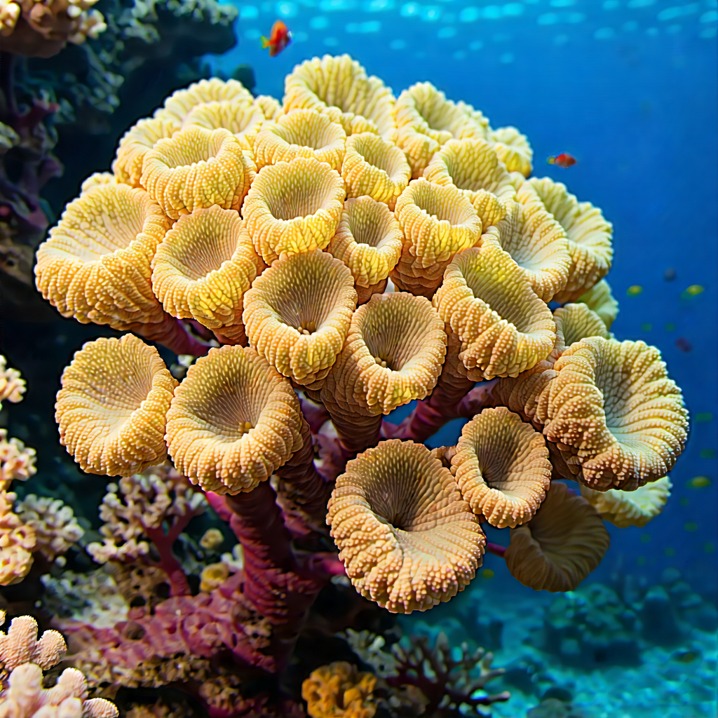 Nature Commercial Photography: Coral Reef In Spring Bloom With Beautiful Coral