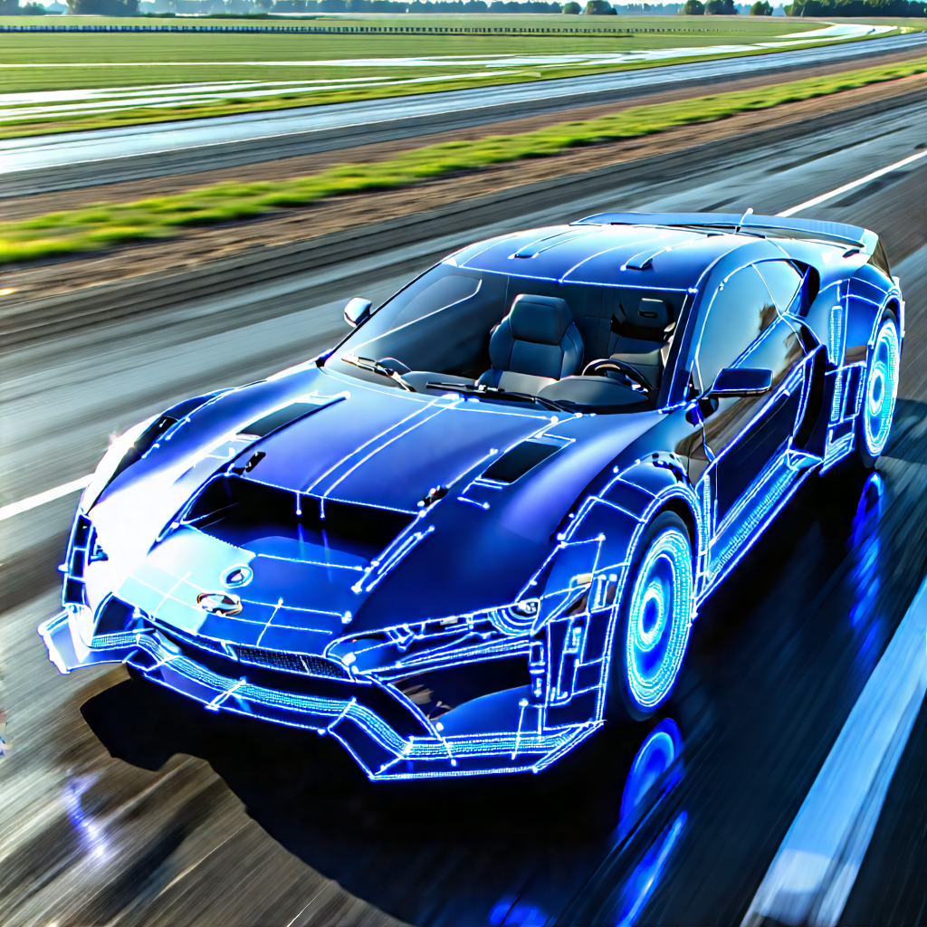 Tech 3D Render: Automotive technology in field deployment