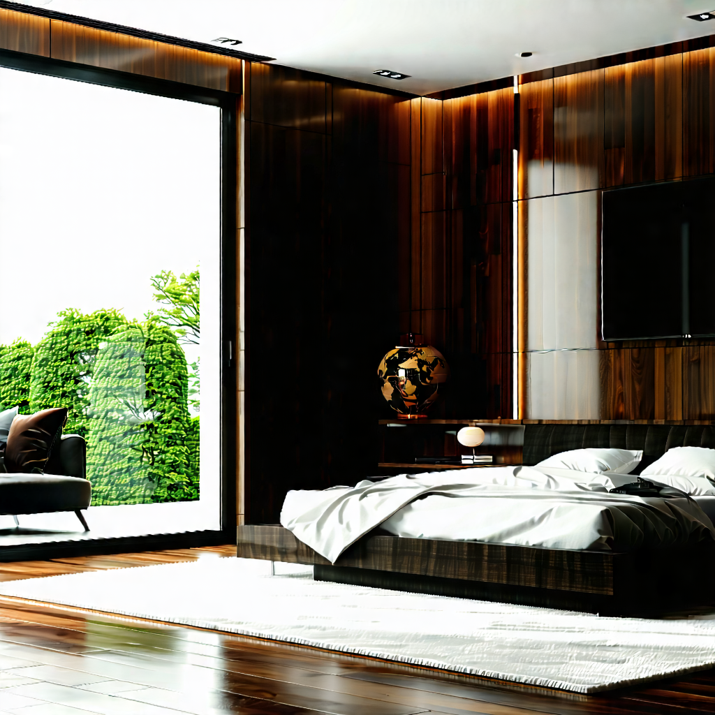 Lifestyle Professional Photography: Bedroom sanctuary with organized space