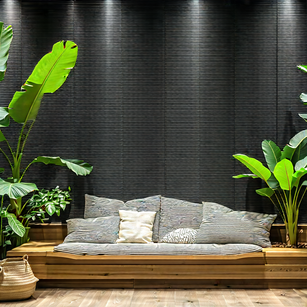 Lifestyle Stock Photography: Reading Nook With Plants And Natural Elements With Cozy Living