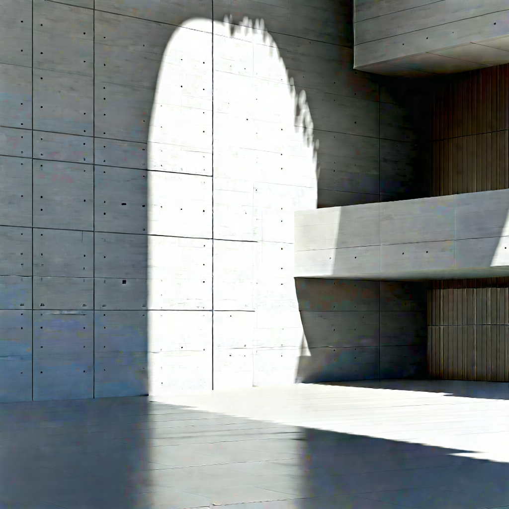 Abstract Bauhaus Style: Conceptual representation of simplicity