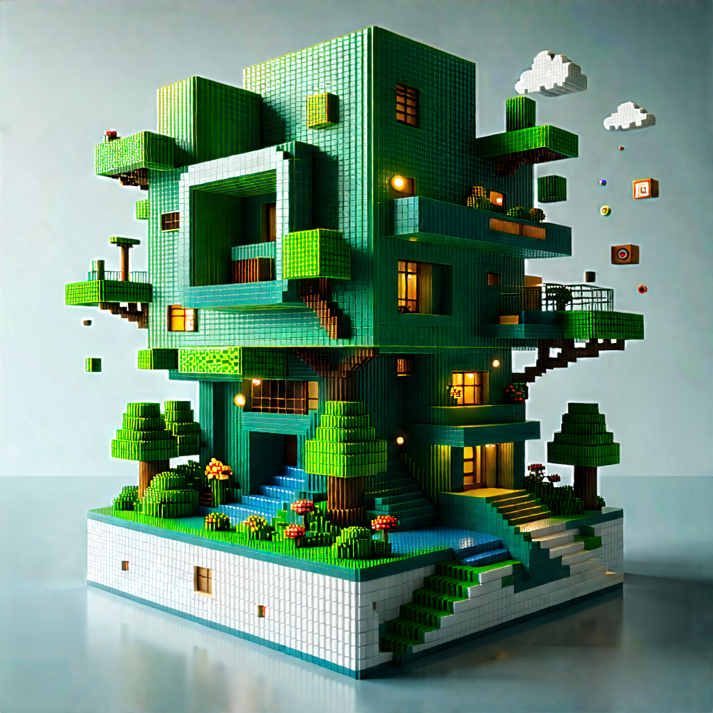 Tech Voxel Art: Innovative communication tool design