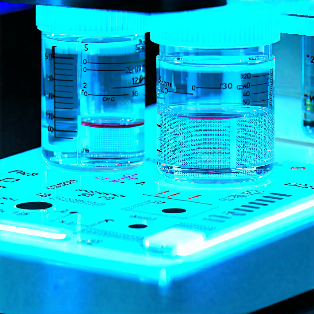 Tech Stock Photography: Healthcare Technology In Modern Laboratory With Table Clear