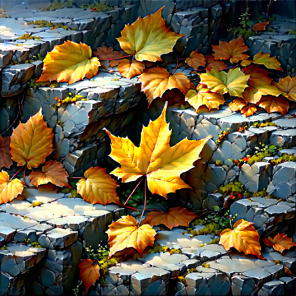 Nature Aerial Photography: Autumn leaves in rocky terrain