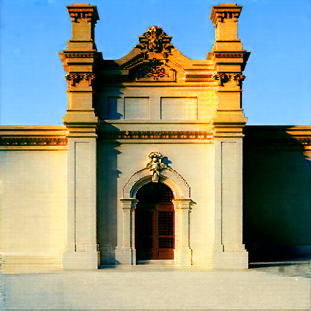 Urban Advertising Photography: Historic Building With Ornate Details With Large, Ornate