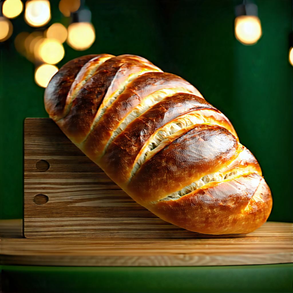 Lifestyle Cinema 4d: Artisanal Bread Prepared With Organic Components With Large Loaf