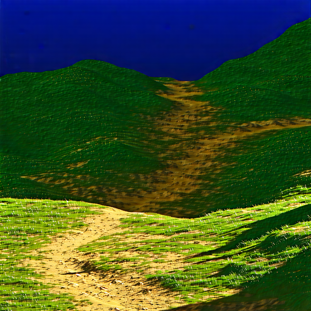Lifestyle Aerial Photography: Hiking In Park With Painting Mountainous