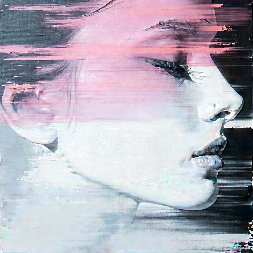 Abstract Black And White Photography: Dynamic composition with pastel color palette