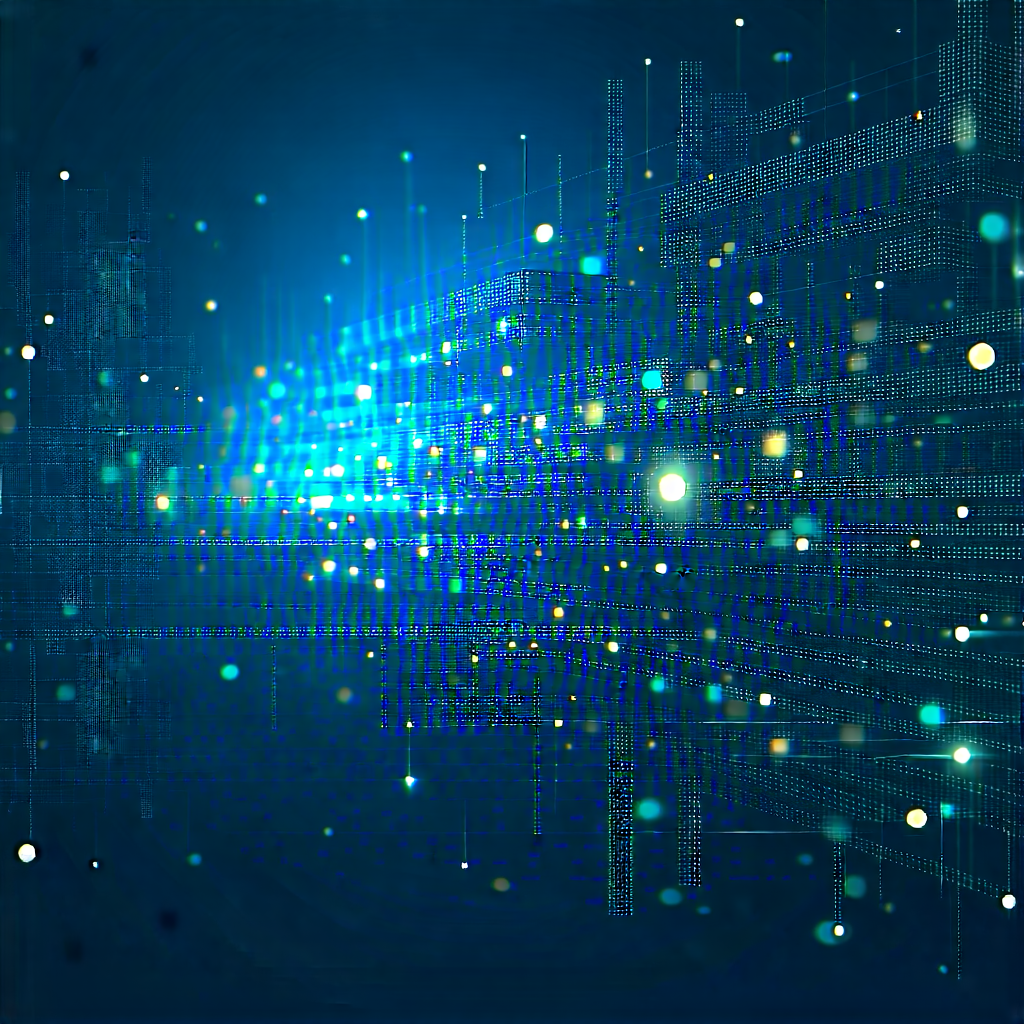 Tech Low Poly: Big data visualization