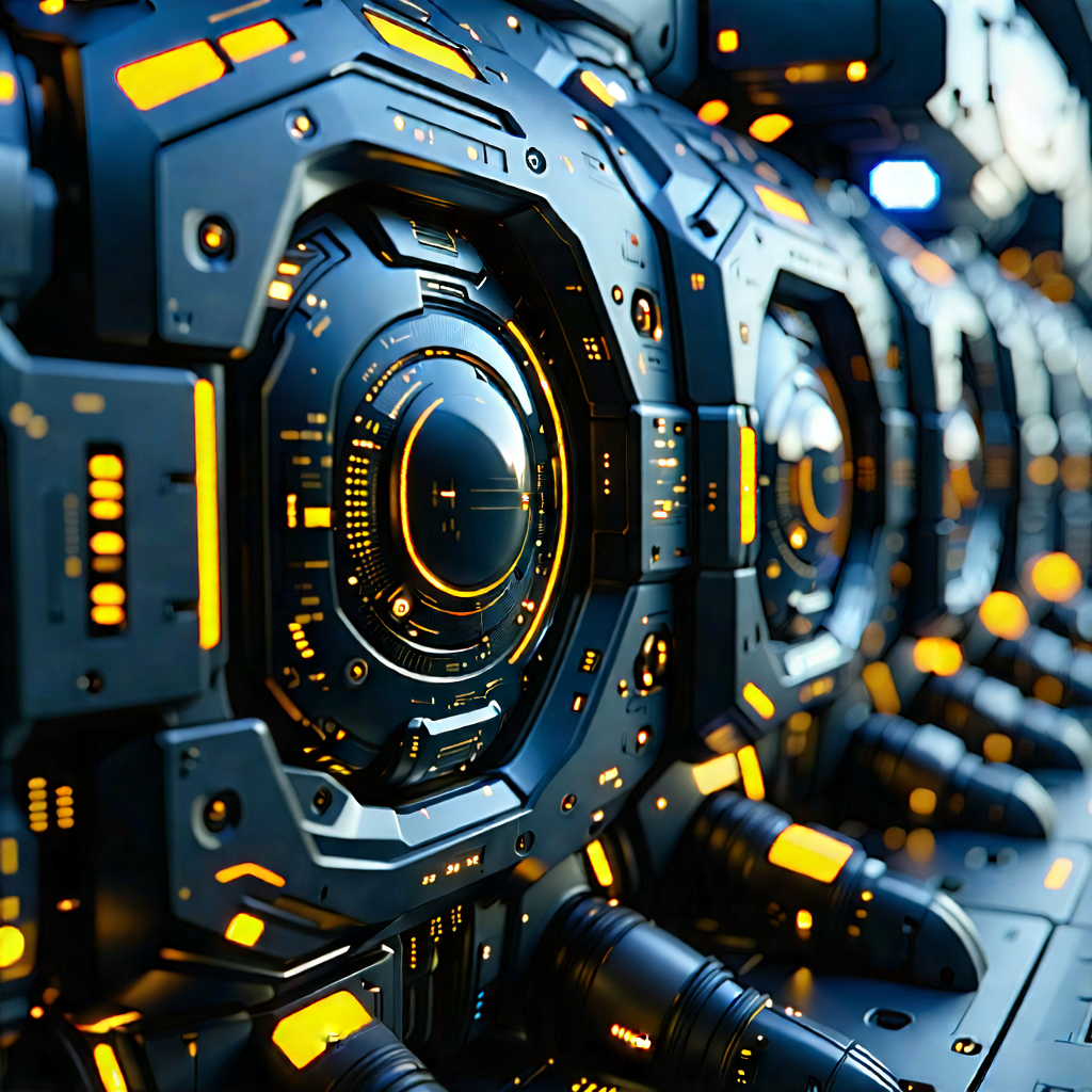 Tech Octane Render: Close-up of sensor array