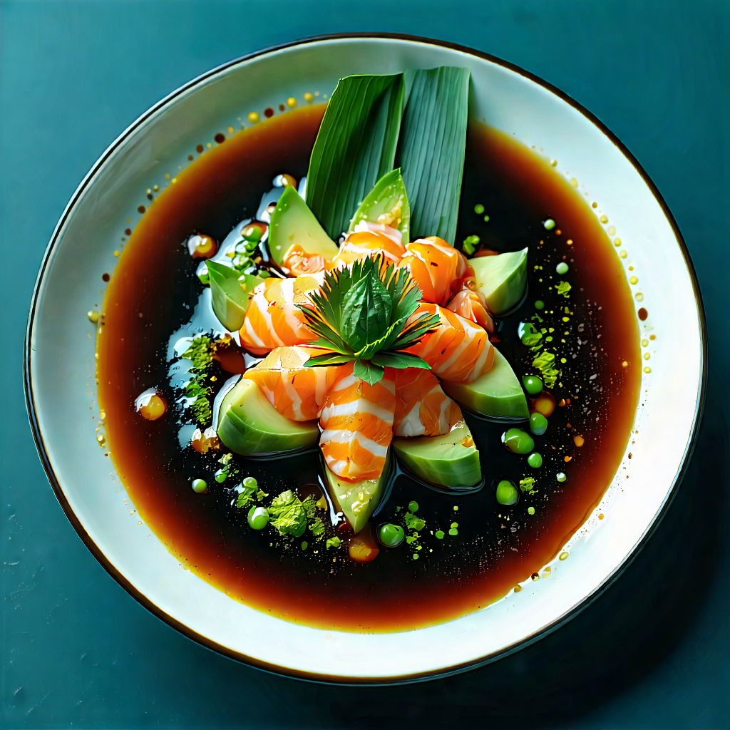 Lifestyle Unreal Engine: Plant-based Dish Prepared With Artistic Presentation With Plate Filled