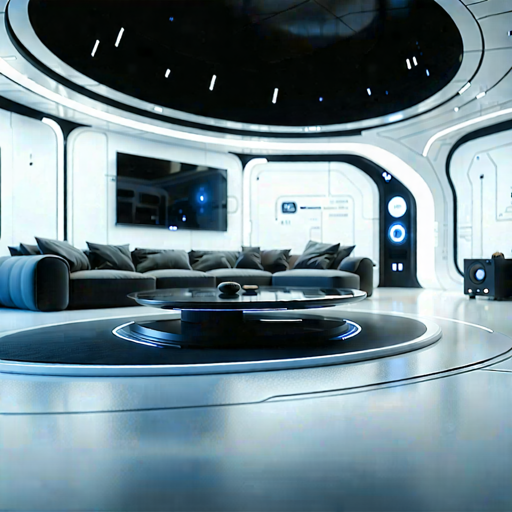 Tech Stock Photography: Futuristic Smart Home With Image, There