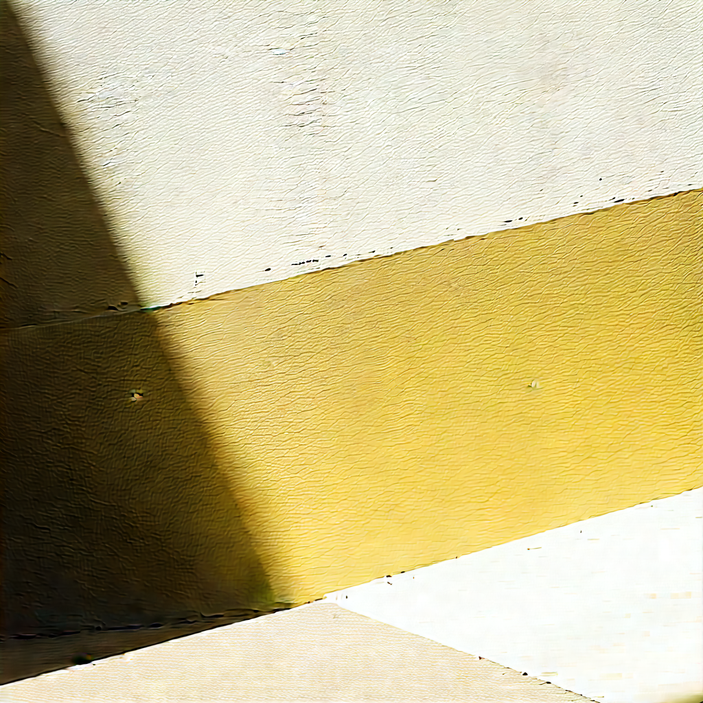 Abstract Black And White Photography: Minimalist Design With Subtle Texture With Yellow Wall