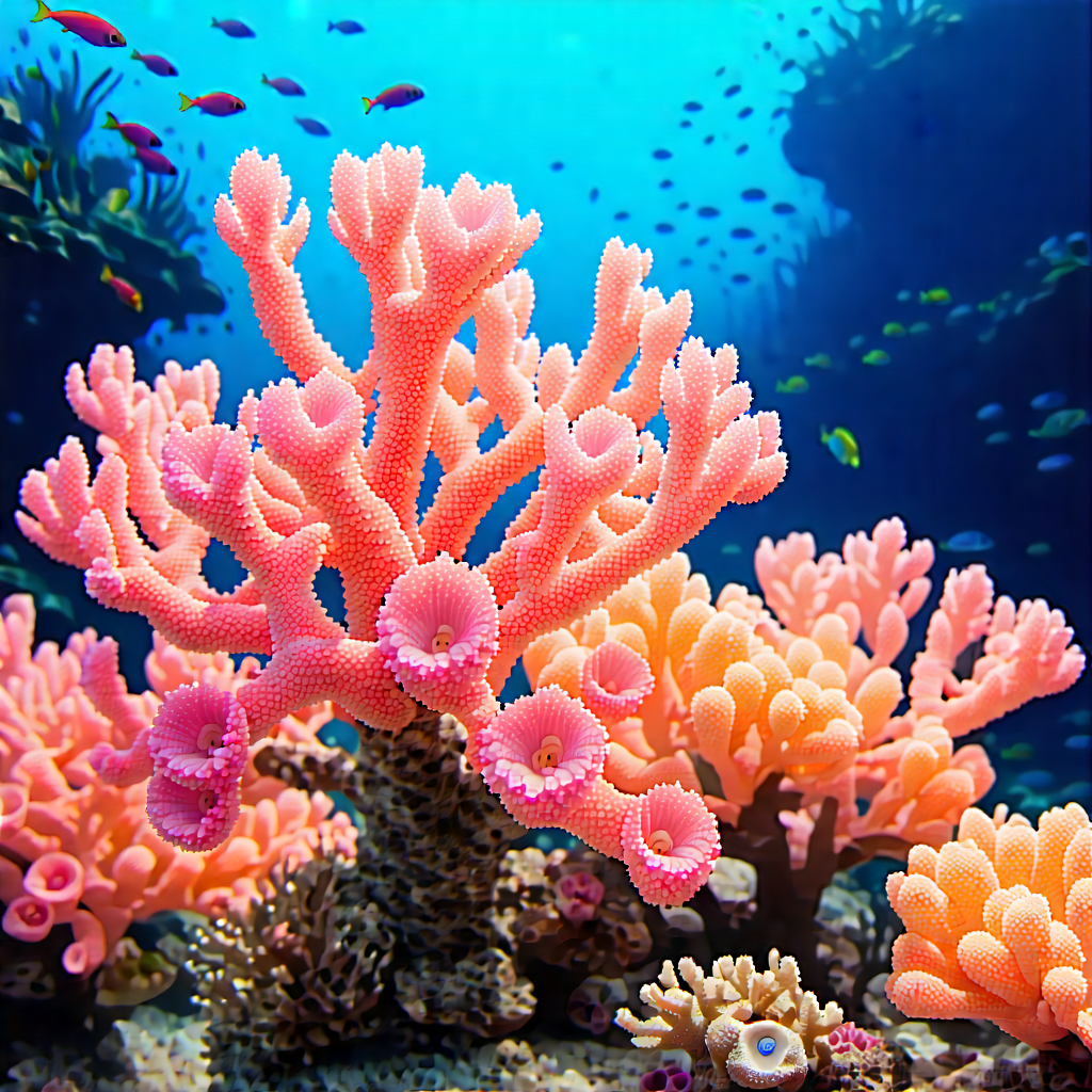 Nature Professional Photography: Coral reef in spring bloom