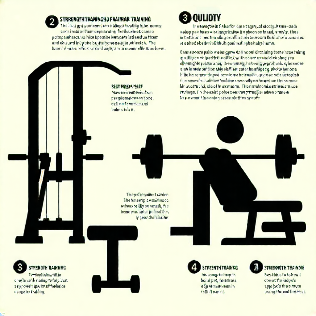Lifestyle Infographic Style: Strength training in home gym