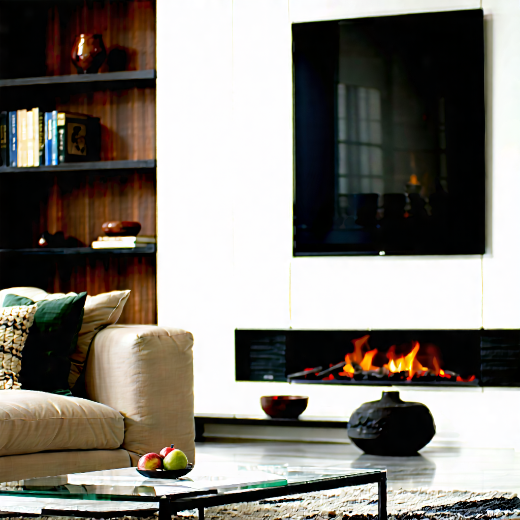 Lifestyle Editorial Photography: Cozy Living Room With Organized Space With Cozy Living