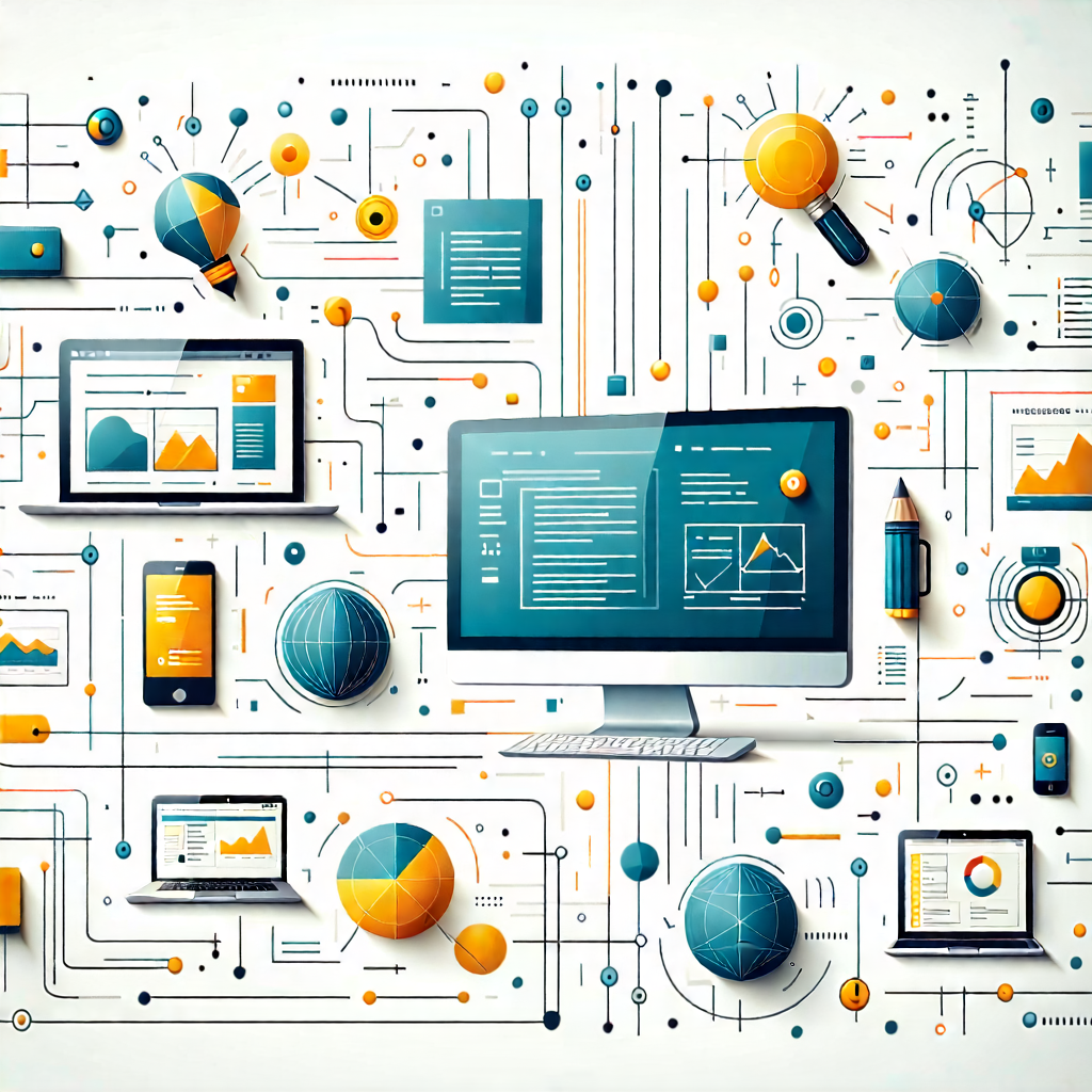 Tech Diagram Style: Educational technology in (design:1.47) studio