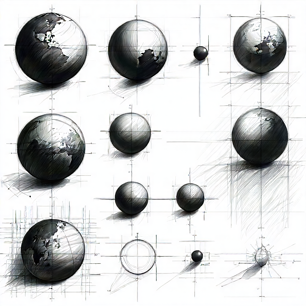 Abstract Pencil Sketch: Minimalist collection with subtle texture