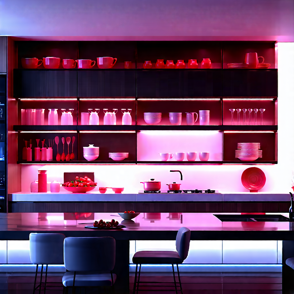 Lifestyle Cinema 4d: Modern Kitchen With Organized Space With Kitchen Large