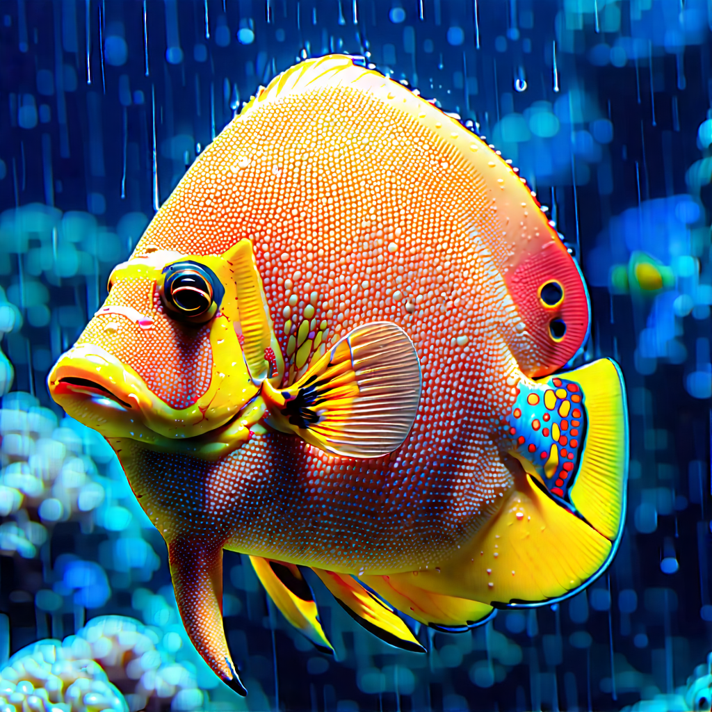 Nature Product Photography: Coral reef in rainy season
