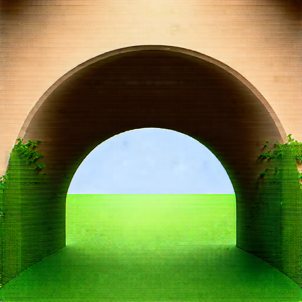 Nature Hdr Photography: Natural arch in spring bloom