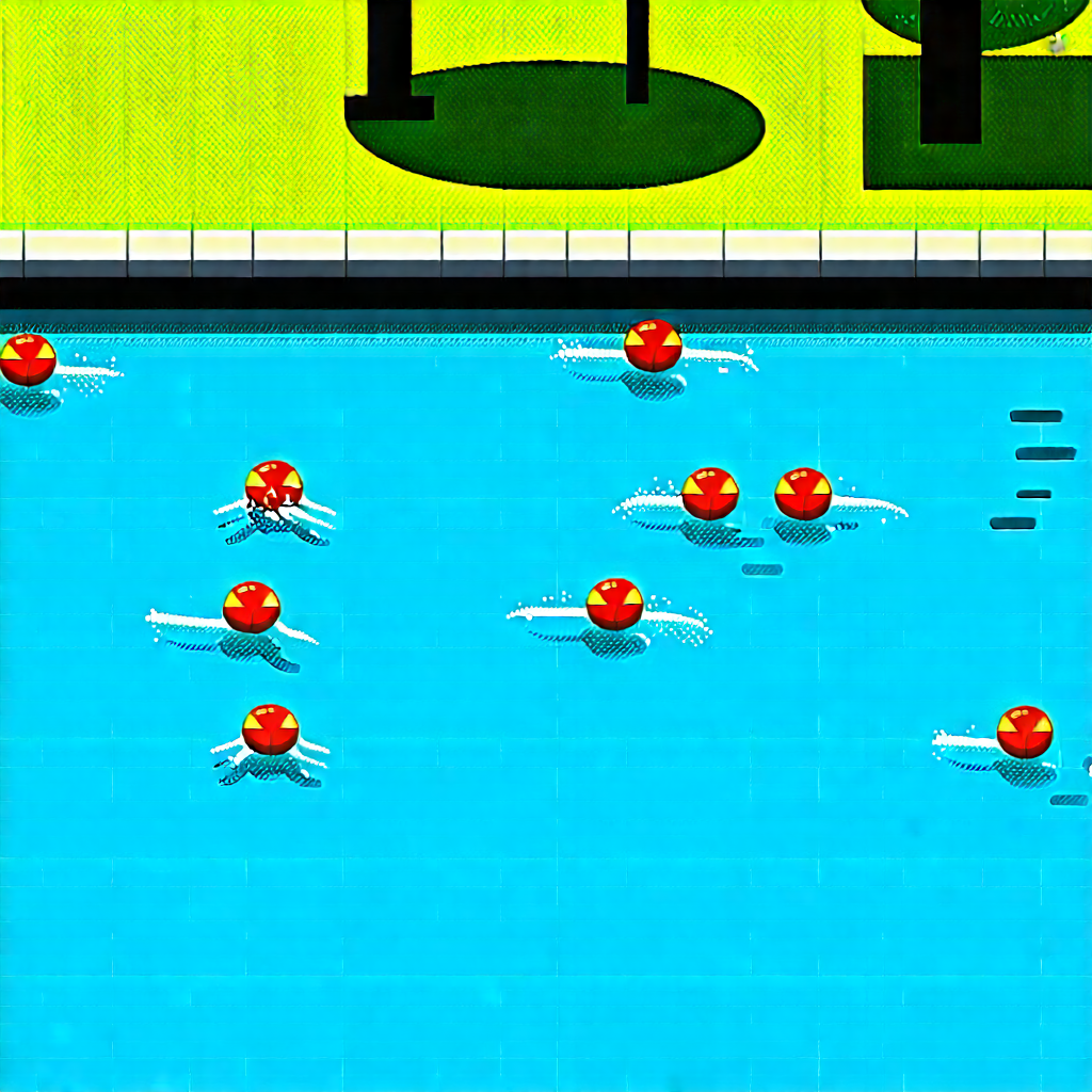 Lifestyle Infographic Style: Swimming In Park With Image, There