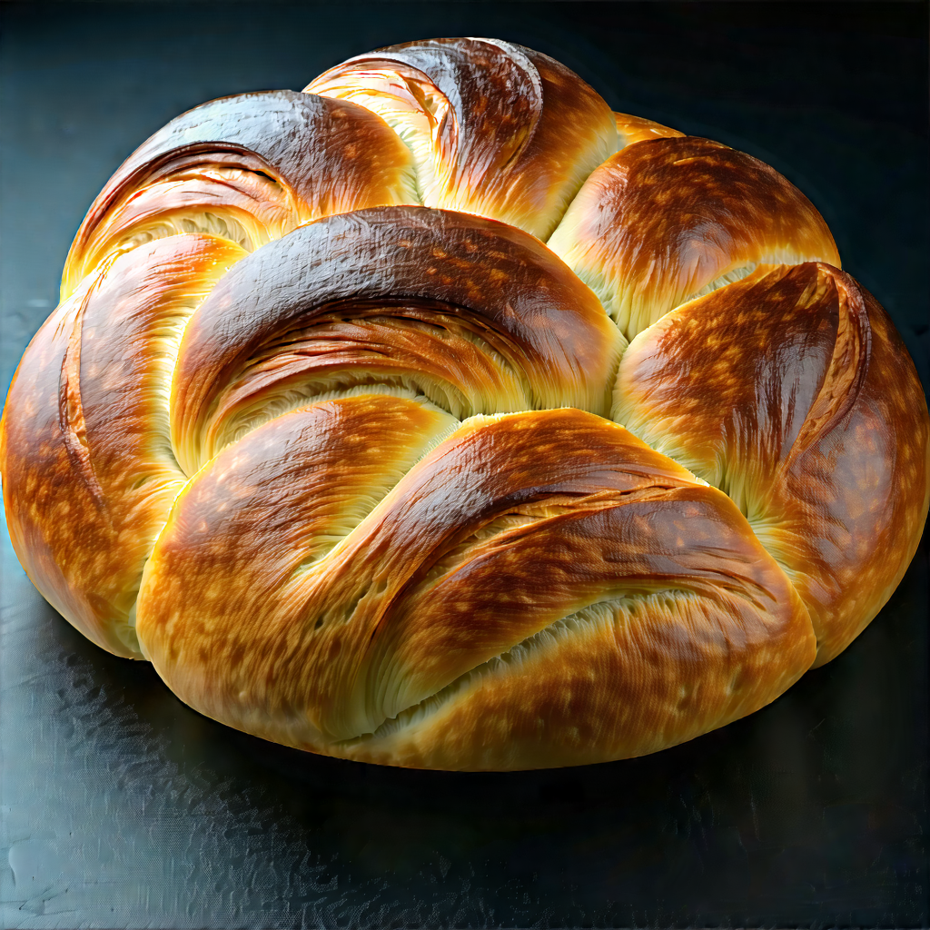 Lifestyle Product Photography: Artisanal Bread Prepared With Vibrant Colors With Large, Round