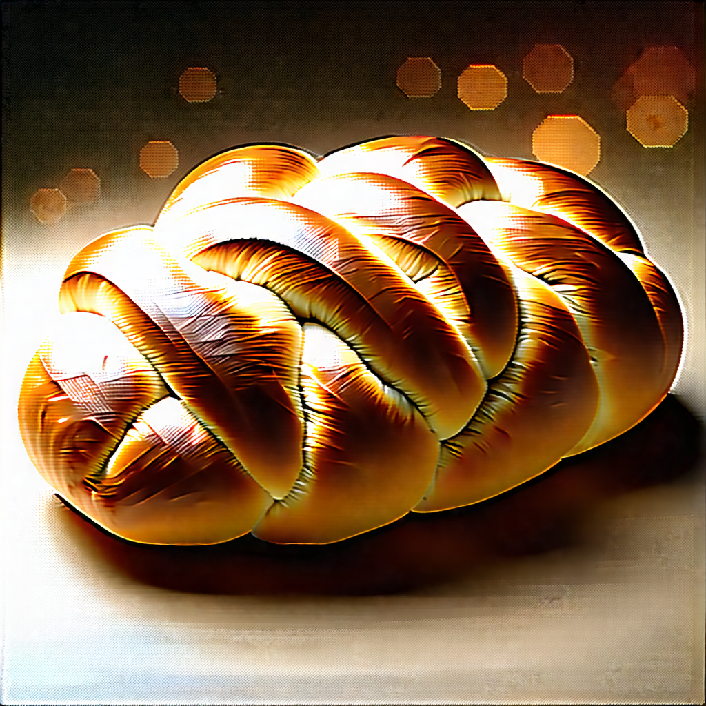 Lifestyle Low Poly: Artisanal Bread Prepared With Artistic Presentation With Loaf Bread